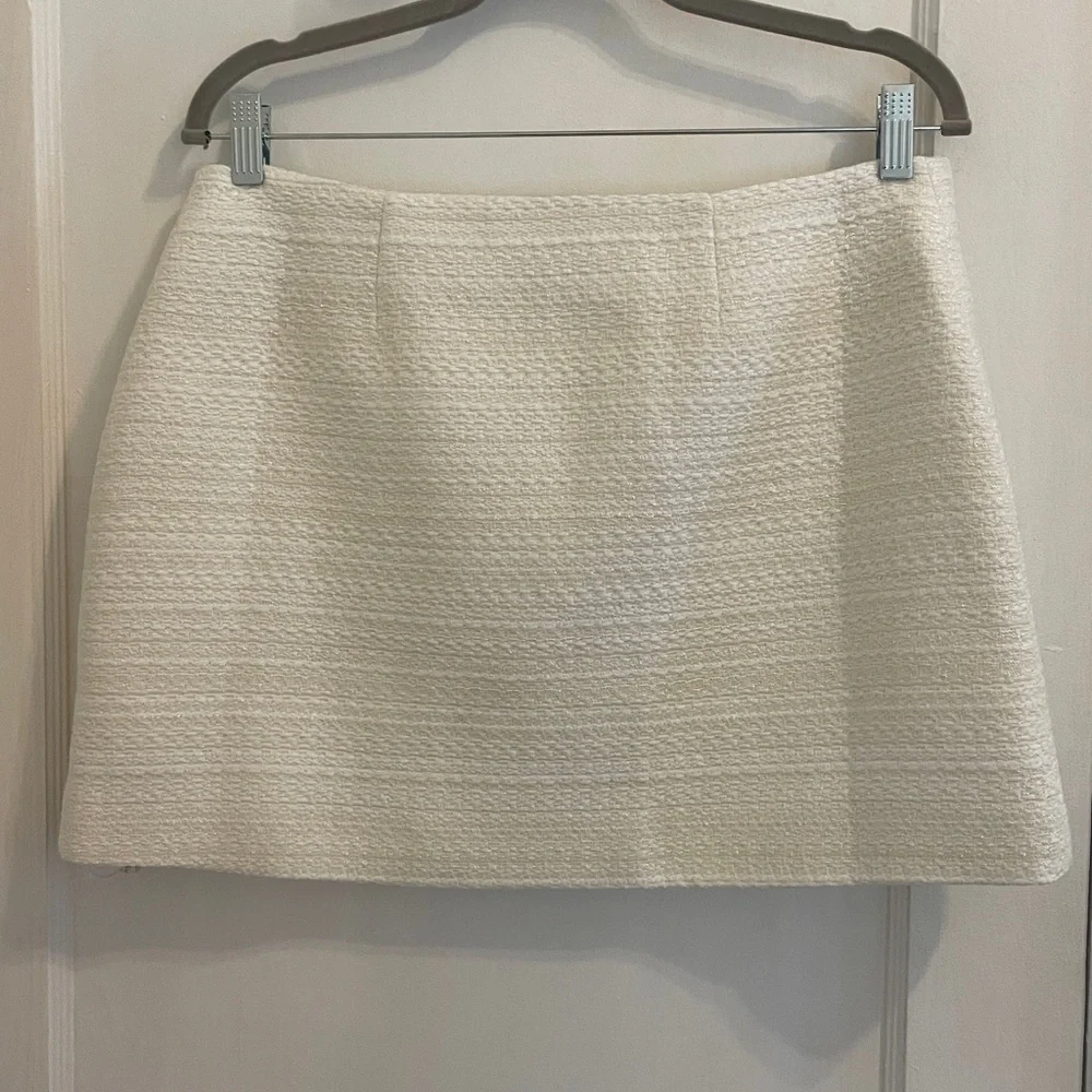 New ASTR the Label Rosario Tweed Mini Skirt size Large